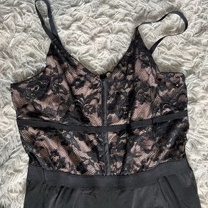 Black laced jumpsuit from express
